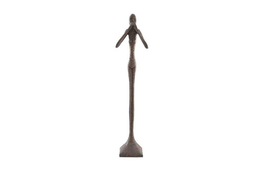 Phillips Collection - Speak No Evil Slender Sculpture, Large, Resin, Bronze Finish - PH65571 veiw 1