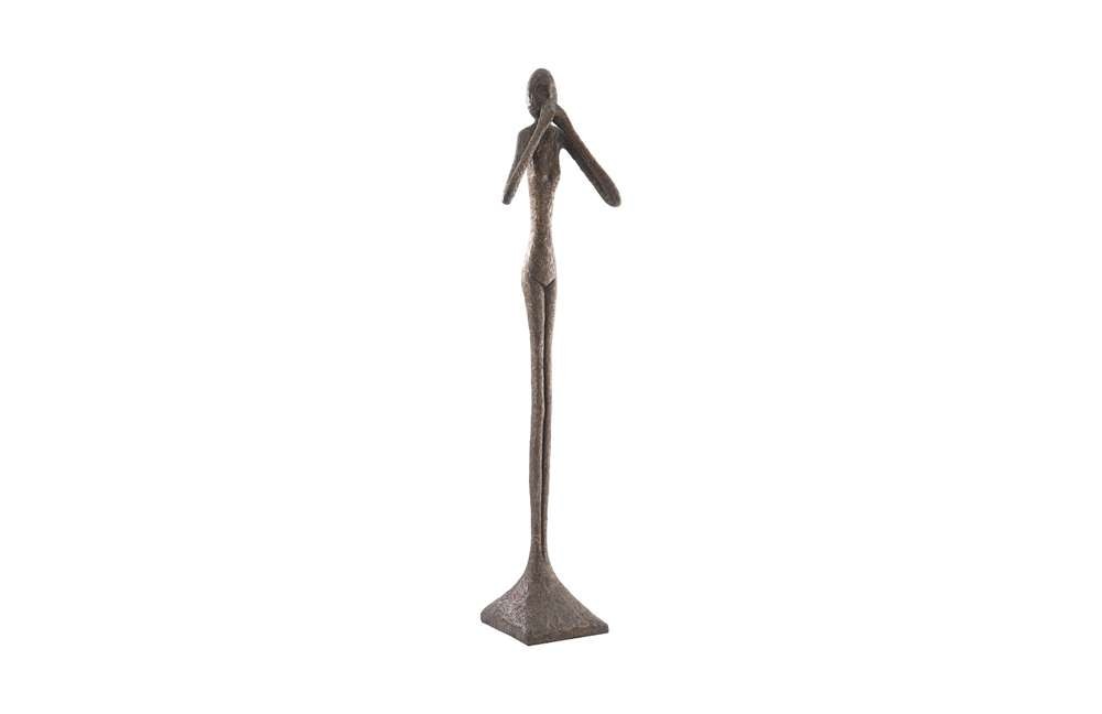 Phillips Collection - Speak No Evil Slender Sculpture, Large, Resin, Bronze Finish - PH65571 veiw 3