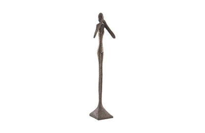 Phillips Collection - Speak No Evil Slender Sculpture, Large, Resin, Bronze Finish - PH65571 veiw 3
