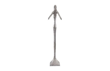 Phillips Collection - Speak No Evil Slender Sculpture, Large, Resin, Silver Leaf - PH66161 veiw 1