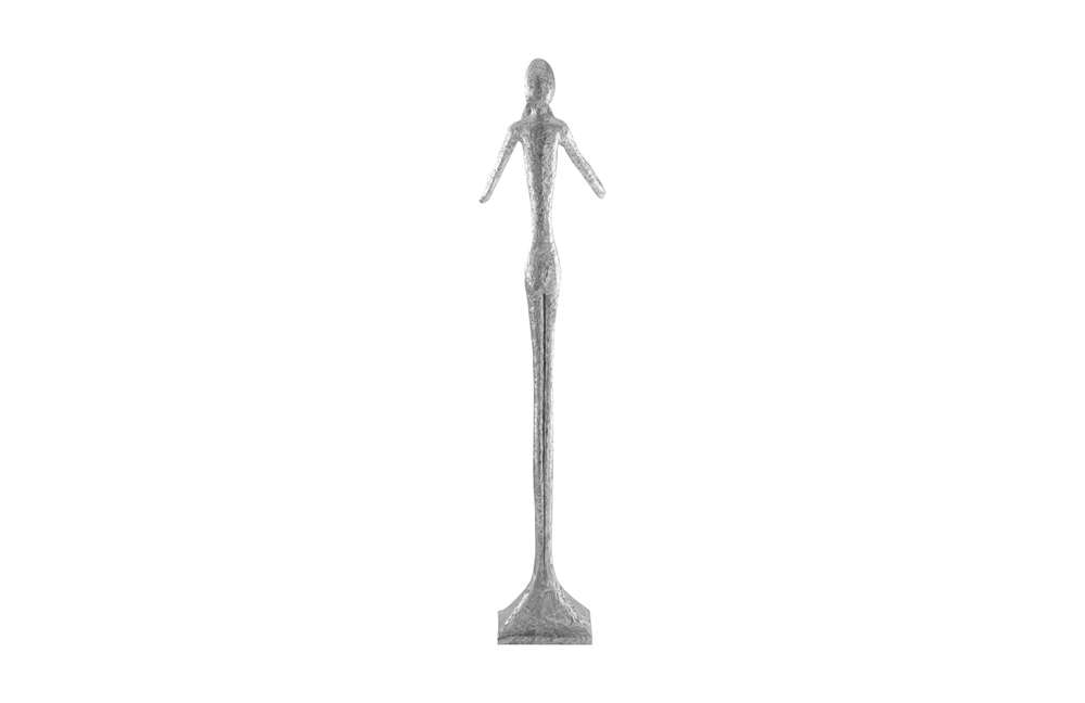 Phillips Collection - Speak No Evil Slender Sculpture, Large, Resin, Silver Leaf - PH66161 veiw 2