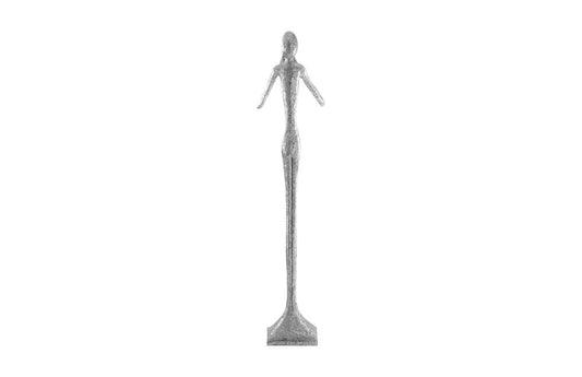 Phillips Collection - Speak No Evil Slender Sculpture, Large, Resin, Silver Leaf - PH66161 veiw 2