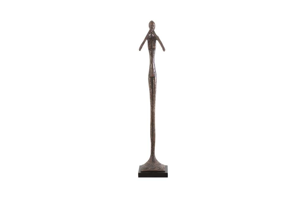 Phillips Collection - Speak No Evil Slender Sculpture, Small, Resin, Bronze Finish - PH59233 veiw 1