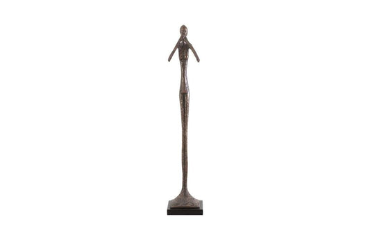 Phillips Collection - Speak No Evil Slender Sculpture, Small, Resin, Bronze Finish - PH59233 veiw 1