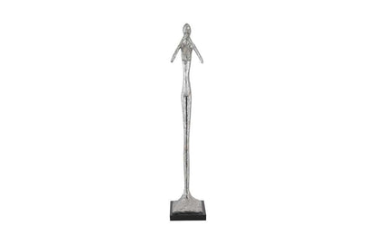 Phillips Collection - Speak No Evil Slender Sculpture, Small, Resin, Silver Leaf - PH66277 veiw 1
