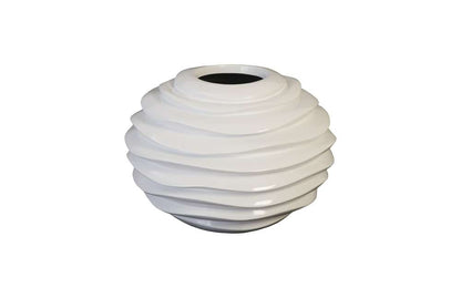 Phillips Collection - Spiral Planter, White, SM - PH94102 veiw 1