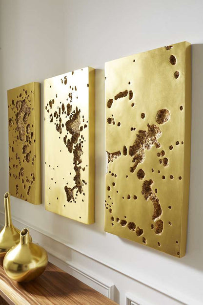 Phillips Collection - Splotch Wall Art, Rectangle, Gold Leaf - PH107320 veiw 6