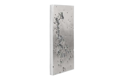 Phillips Collection - Splotch Wall Art, Rectangle, Silver Leaf - PH94492 veiw 2