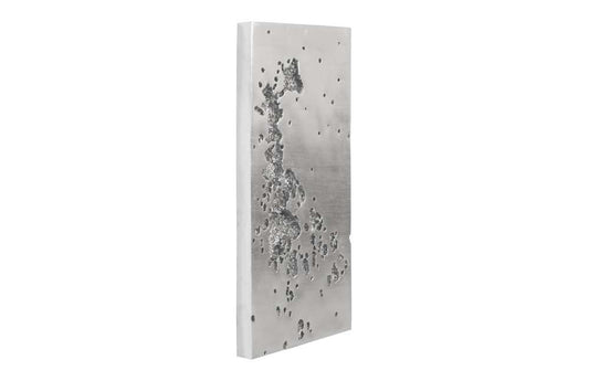 Phillips Collection - Splotch Wall Art, Rectangle, Silver Leaf - PH94492 veiw 2