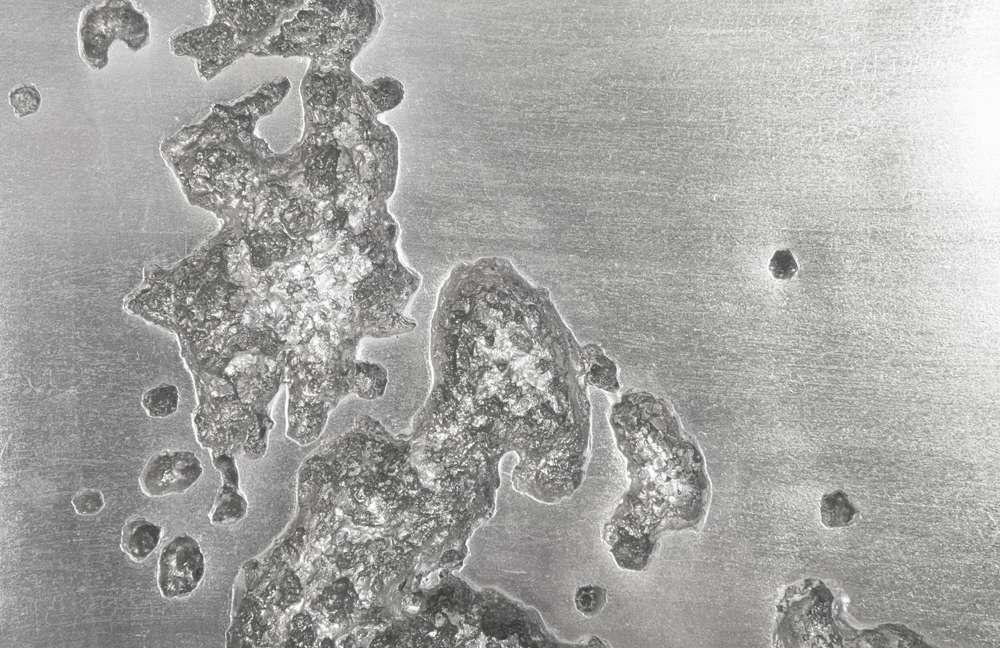 Phillips Collection - Splotch Wall Art, Rectangle, Silver Leaf - PH94492 veiw 3