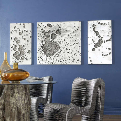 Phillips Collection - Splotch Wall Art, Rectangle, Silver Leaf - PH94510 view 6