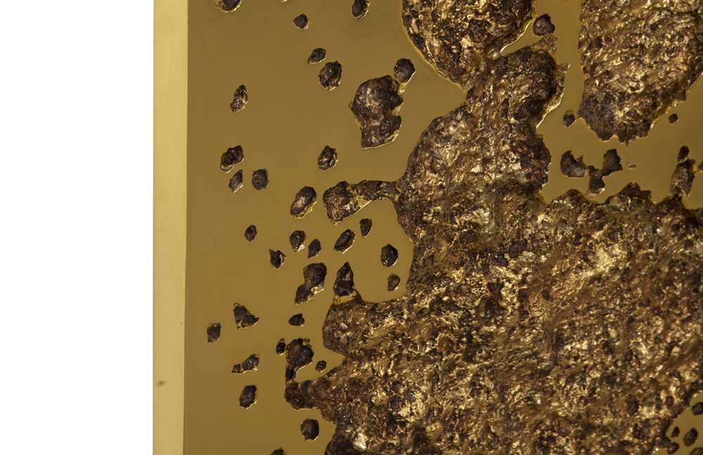 Phillips Collection - Splotch Wall Art, Square, Gold Leaf - PH107319 veiw 3