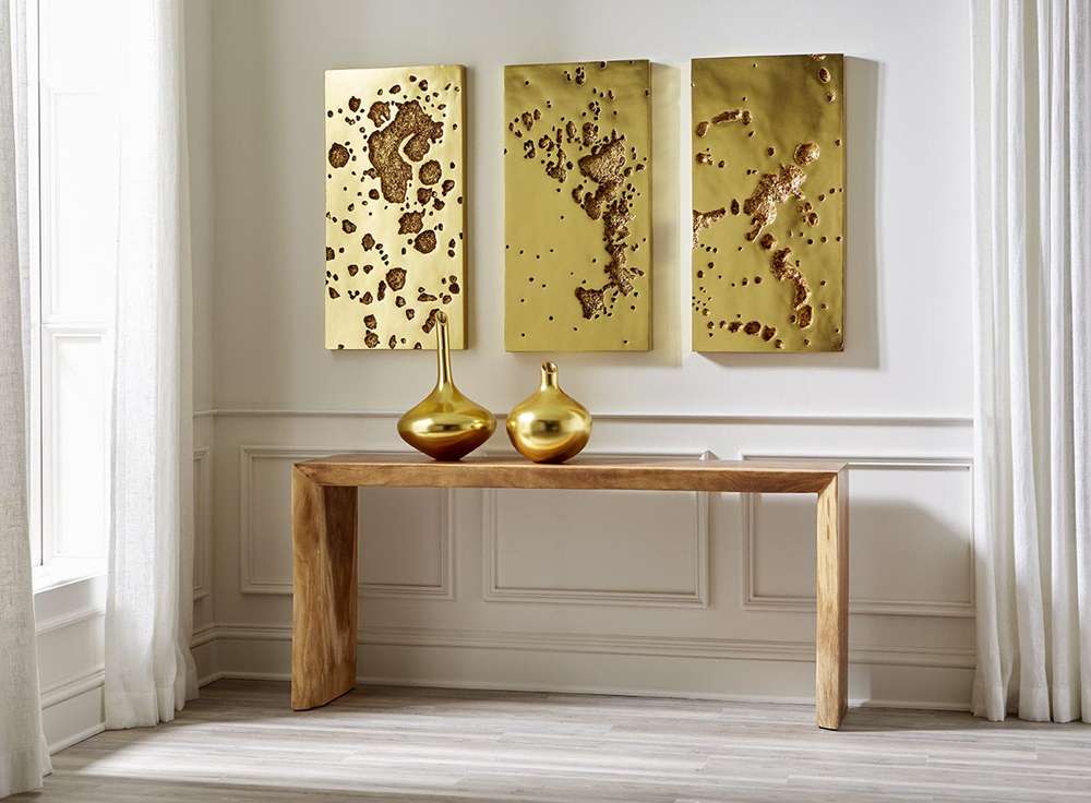 Phillips Collection - Splotch Wall Art, Square, Gold Leaf - PH107319 veiw 5