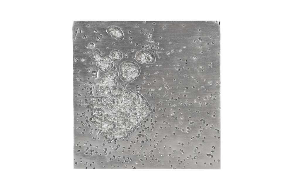 Phillips Collection - Splotch Wall Art, Square, Silver Leaf - PH94494 veiw 1