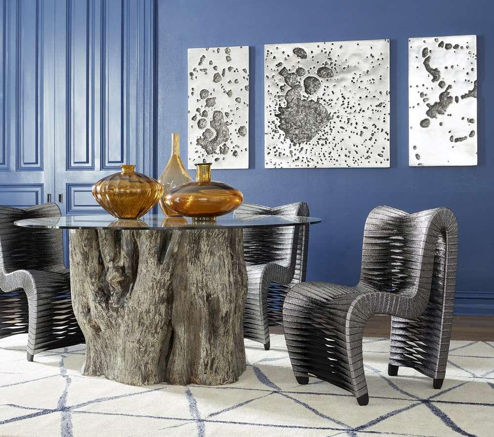 Phillips Collection - Splotch Wall Art, Square, Silver Leaf - PH94494 veiw 5