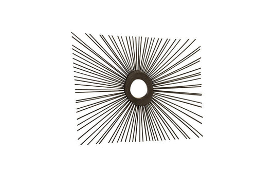 Phillips Collection - Spoke Mirror, Burnt, Square - TH75401 view 1