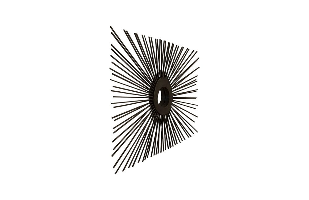 Phillips Collection - Spoke Mirror, Burnt, Square - TH75401 view 2