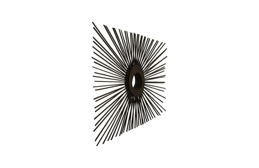 Phillips Collection - Spoke Mirror, Burnt, Square - TH75401 view 2