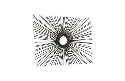 Phillips Collection - Spoke Mirror, Burnt, Square - TH75401 veiw 1