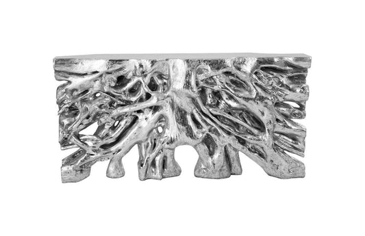 Phillips Collection - Square Root Console Table, Silver Leaf - PH67479 veiw 1