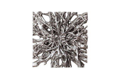 Phillips Collection - Square Root Wall Art, Silver Leaf, LG - PH65348 veiw 1