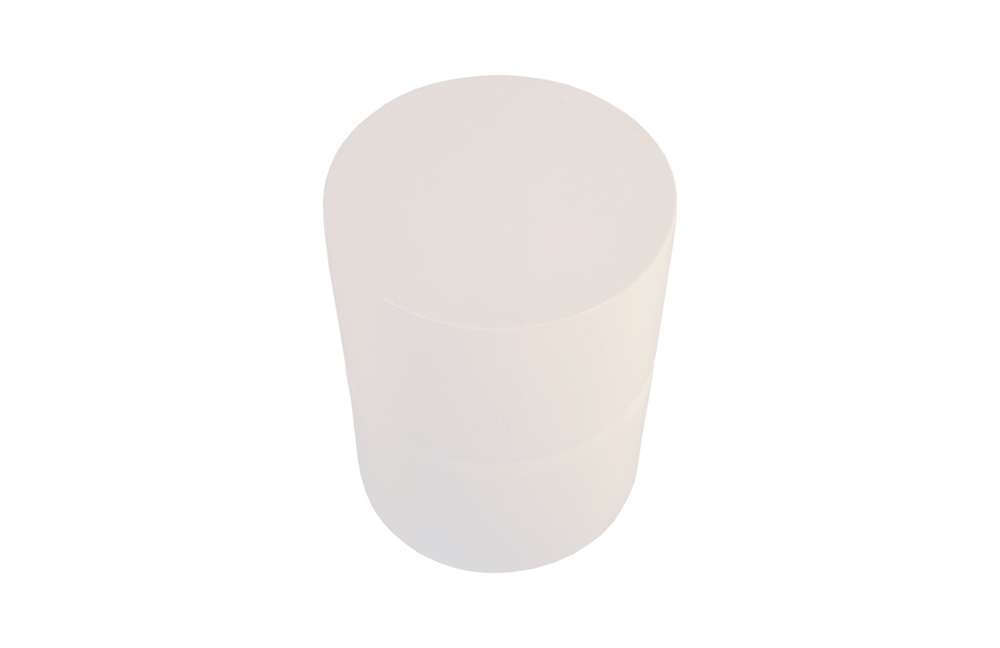 Phillips Collection - Stacked Stool, Gel Coat White - PH67726 veiw 2