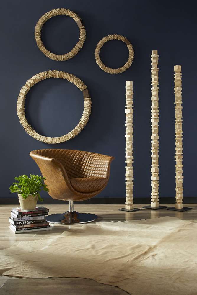Phillips Collection - Stacked Wall Ring,  Bleached, SM - TH89178 veiw 3