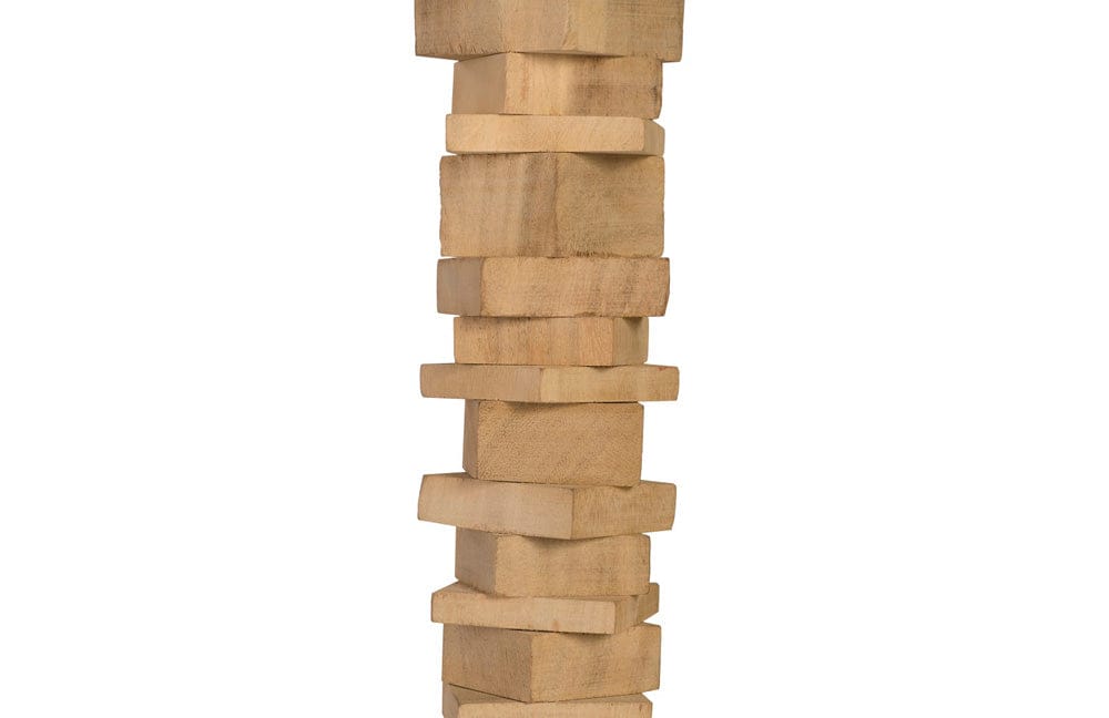 Phillips Collection - Stacked Wood Floor Sculptures, Bleached (Set of 3) - TH89174 view 3