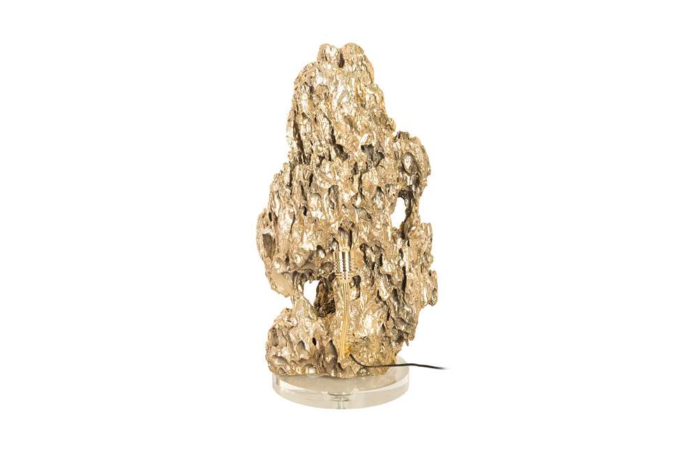 Phillips Collection - Stalagmite Lamp Polished Brass, MD, Glass Base, Assorted Size and Shape - CH82554 veiw 6
