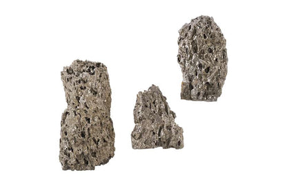 Phillips Collection - Stalagmite Wall Art Chrome, Set of 3, Assorted Size and Shape - CH82561 veiw 1