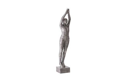 Phillips Collection - Standing Diving Sculpture, Black/Silver, Aluminum - ID103309 veiw 1