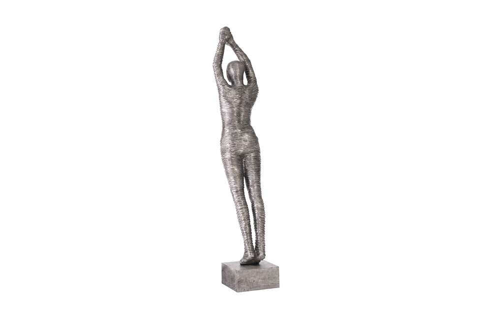Phillips Collection - Standing Diving Sculpture, Black/Silver, Aluminum - ID103309 veiw 2