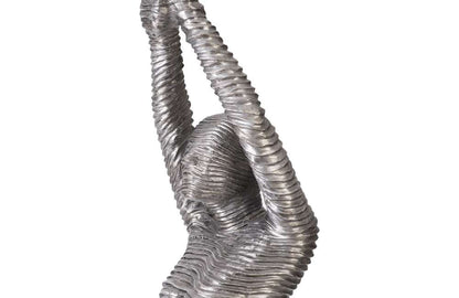 Phillips Collection - Standing Diving Sculpture, Black/Silver, Aluminum - ID103309 veiw 5
