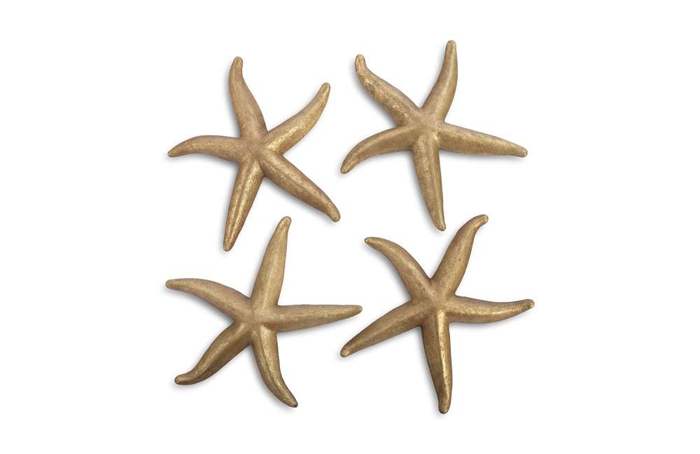 Phillips Collection - Starfish, Gold Leaf (Set of 4) - LG - PH67531 veiw 1