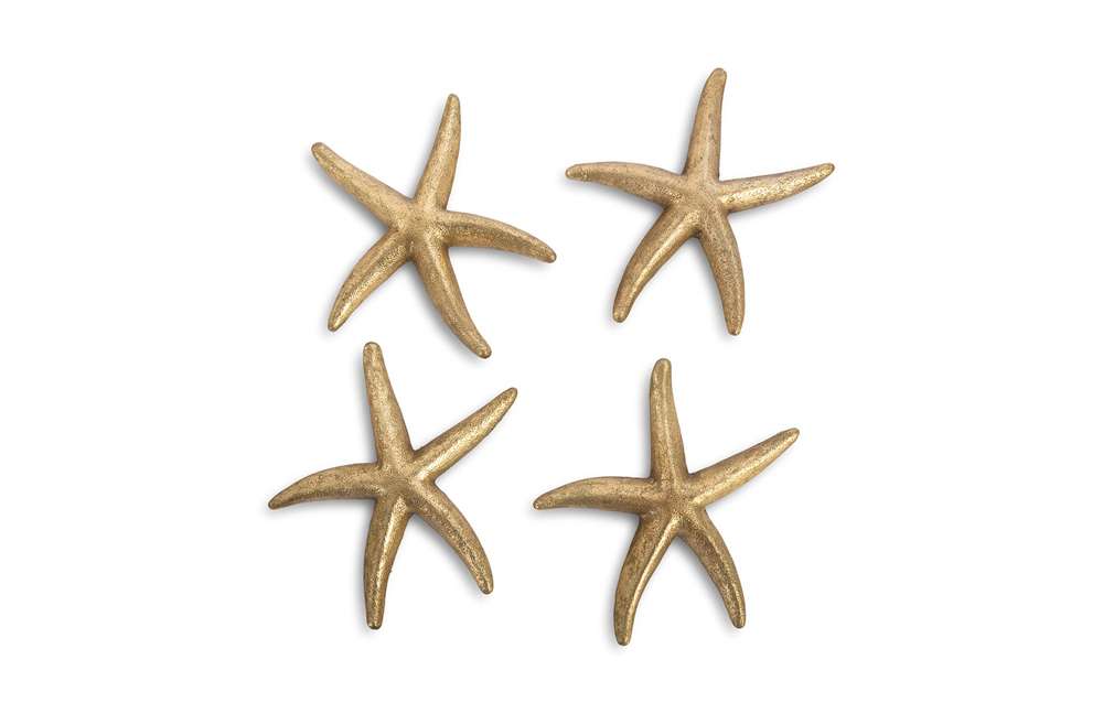 Phillips Collection - Starfish, Gold Leaf (Set of 4) - SM - PH67527 veiw 1