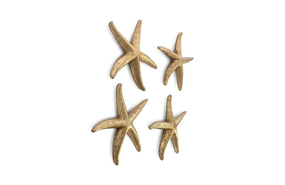 Phillips Collection - Starfish, Gold Leaf (Set of 4) - SM - PH67527 veiw 2