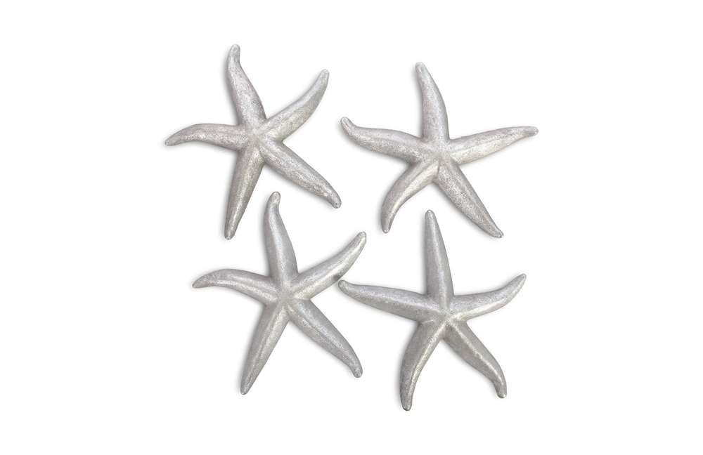 Phillips Collection - Starfish, Silver Leaf (Set of 4) - LG - PH67532 veiw 1