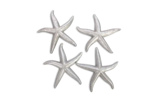 Phillips Collection - Starfish, Silver Leaf (Set of 4) - LG - PH67532 veiw 1