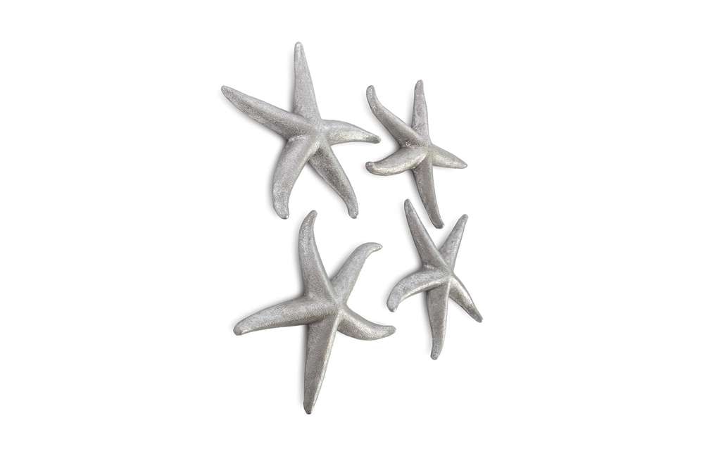 Phillips Collection - Starfish, Silver Leaf (Set of 4) - MD - PH67530 veiw 2
