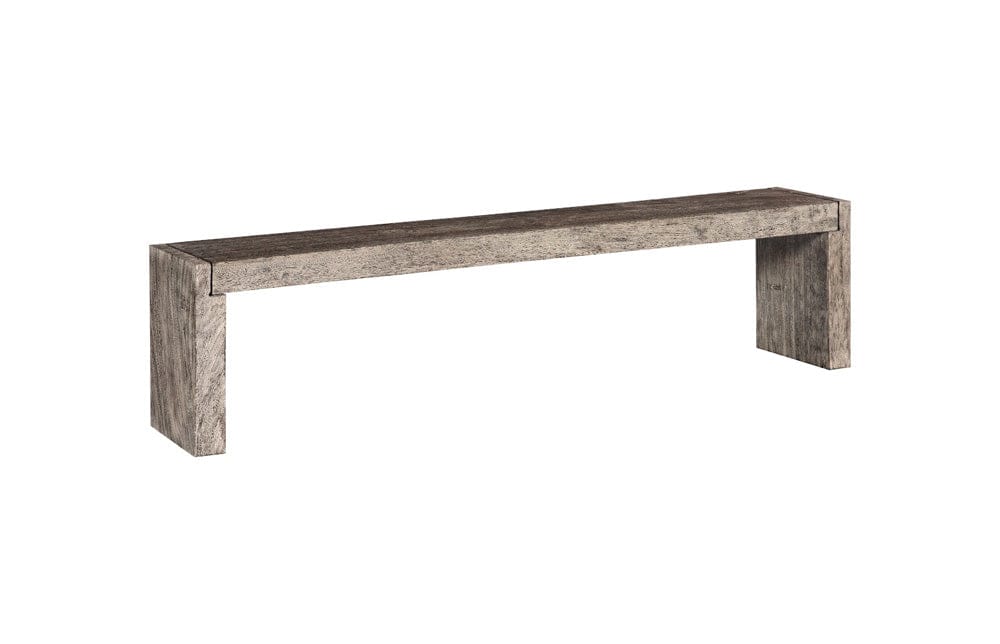 Phillips Collection - Straightaway Gray Stone, Bench - TH115357 view 1