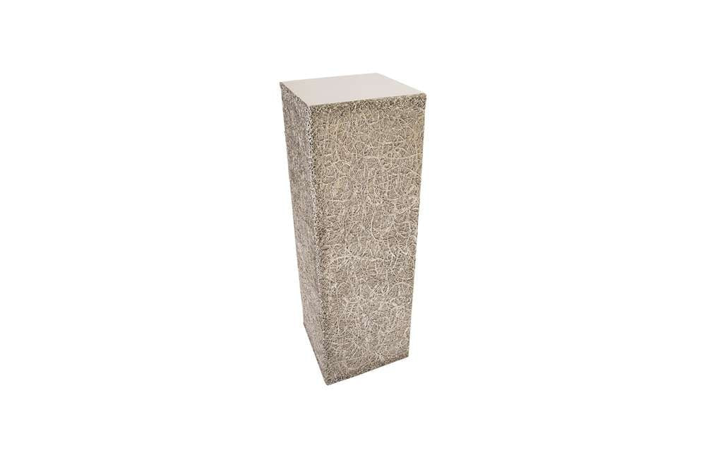 Phillips Collection - String Theory Pedestal, Silver Leaf, LG - PH83559 veiw 2