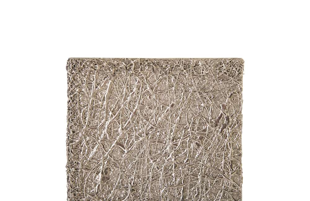 Phillips Collection - String Theory Pedestal, Silver Leaf, LG - PH83559 veiw 4