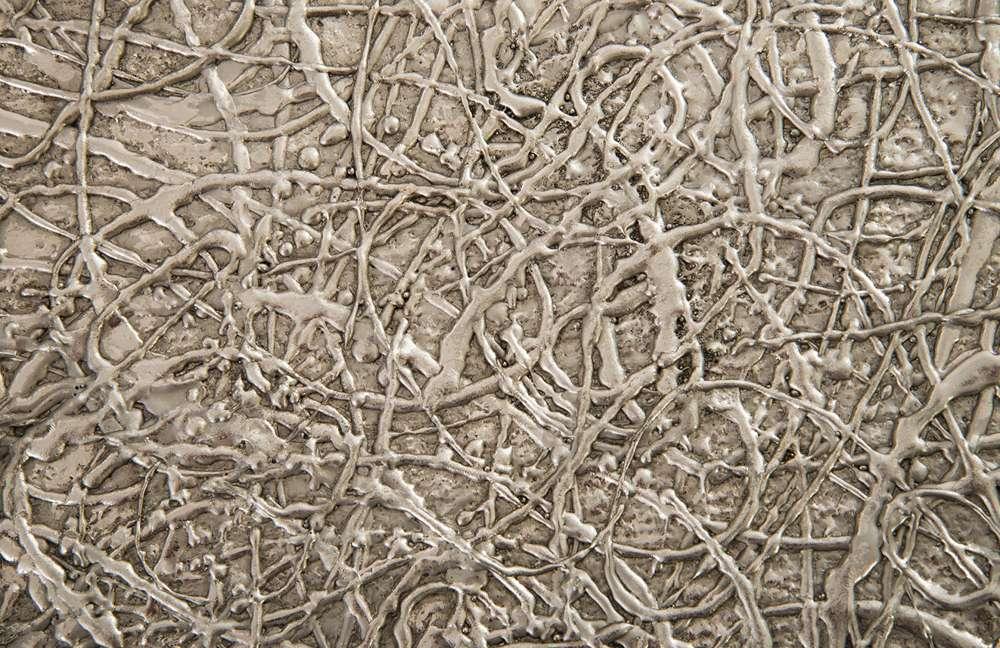 Phillips Collection - String Theory Pedestal, Silver Leaf, SM - PH83555 veiw 5