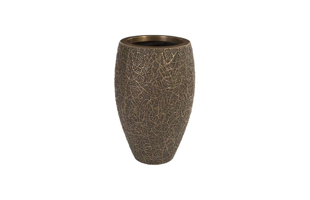 Phillips Collection - String Theory Planter, Bronze, SM - PH83550 veiw 1