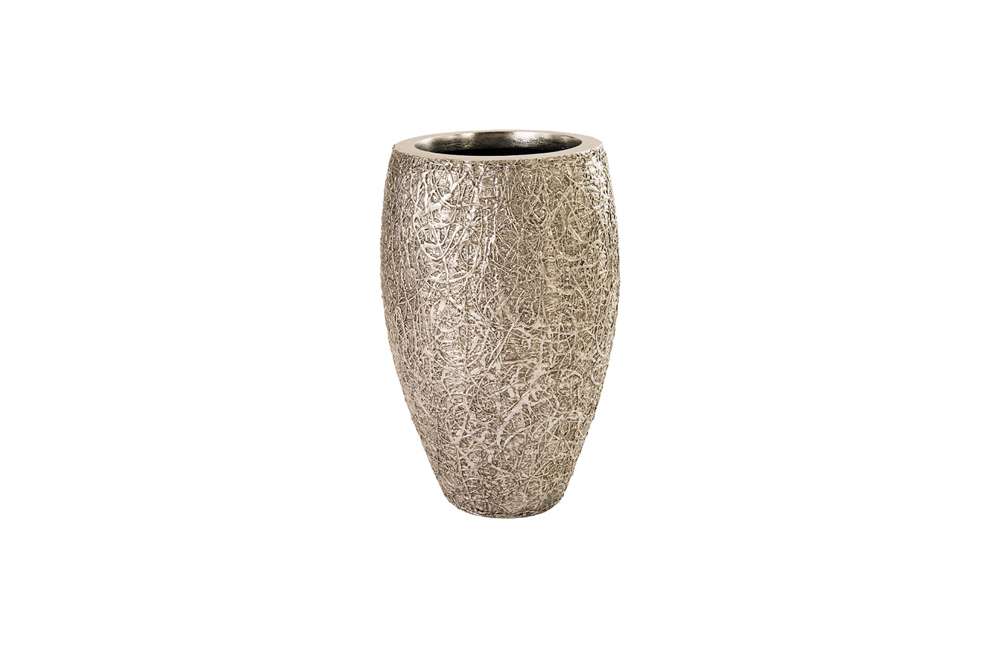 Phillips Collection - String Theory Planter, Silver Leaf, SM - PH83551 veiw 1