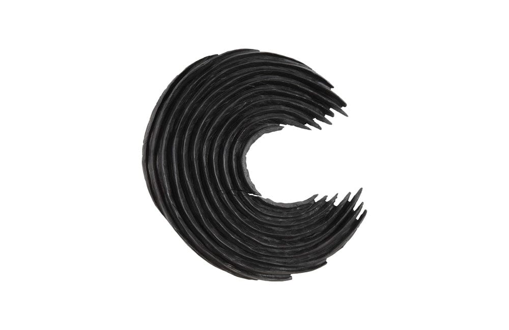 Phillips Collection - Swoop Wall Art, Black Wood, Small - TH105374 view 1