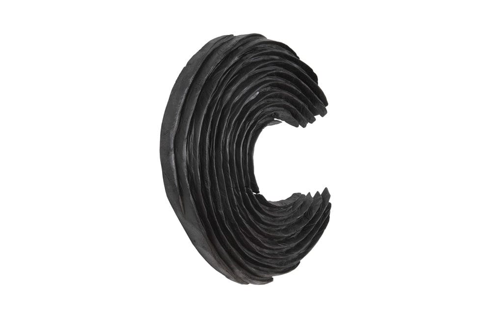 Phillips Collection - Swoop Wall Art, Black Wood, Small - TH105374 view 2