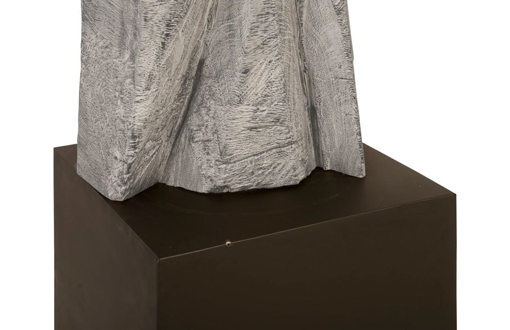 Phillips Collection - Tai Chi Winner Sculpture on Pedestal, Gray Stone/Black - TH94535 view 3
