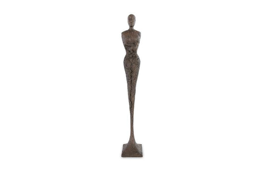 Phillips Collection - Tall Chiseled Female Sculpture, Resin, Bronze Finish - PH67650 veiw 1