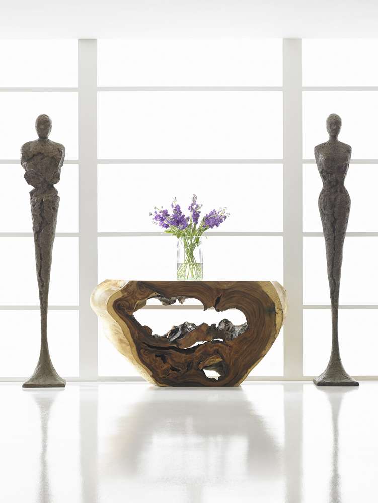 Phillips Collection - Tall Chiseled Male Sculpture, Resin, Bronze Finish - PH67533 veiw 2